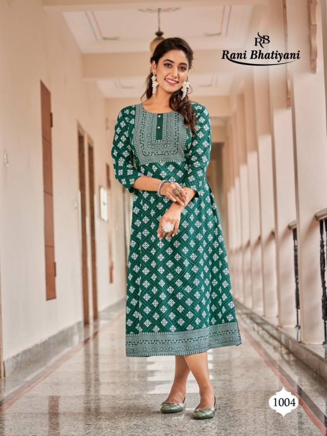 Rani Bhatiyani Lilly 1 Ethnic Wear Wholesale  Anarkali Kurtis Catalog